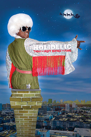 Poster/postcard image for Everett Bradley's Holidelic "Twas The Night Before The Funk"