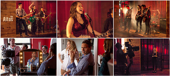 Behind-the-scenes stills for movie "Alto" filmed in NYC
