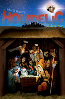 Poster/postcard image for Everett Bradley's Holidelic "Nativitay"
