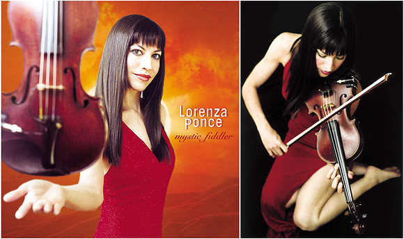 Lorenza Ponce "Mystic Fiddler" CD cover and booklet image