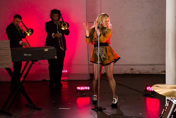 Lucy Woodward Live Live Live video shoot
