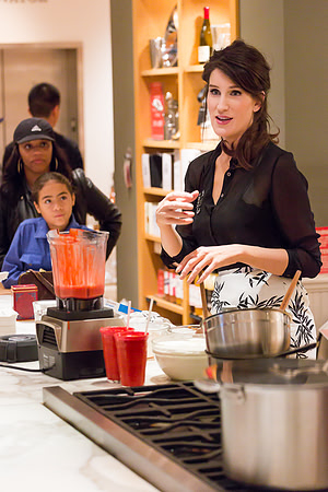 Christine McConnell, book signing at Williams Sonoma, NYC