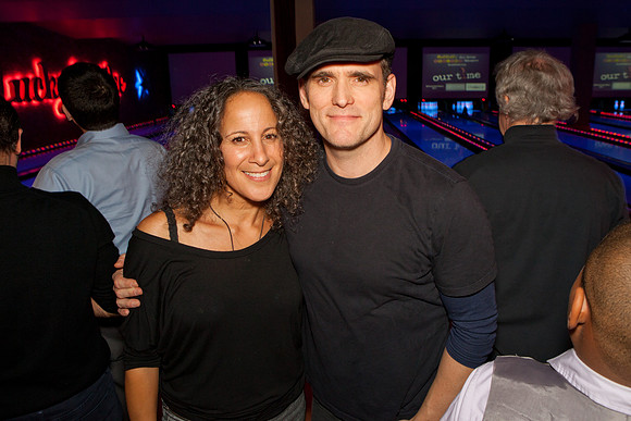 Gina Belafonte and Matt Dillon, Paul Rudd's All-Star Bowling Benefit